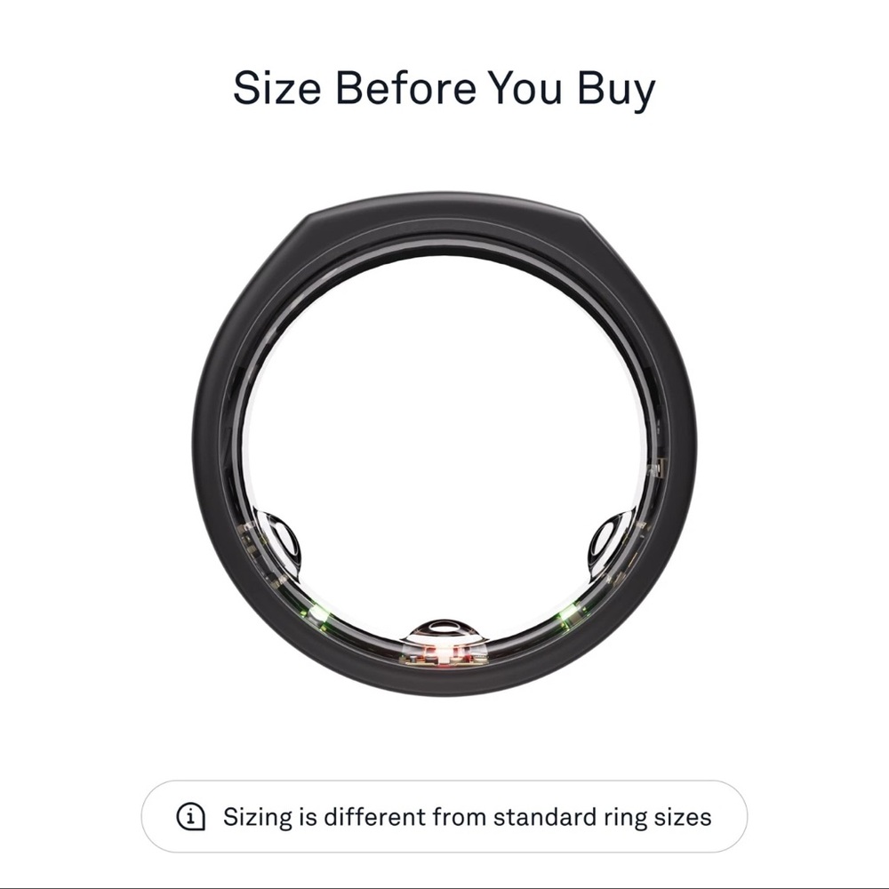 OURA RING STEALTH HERITAGE GEN 3 size 13
